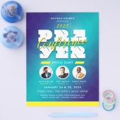 抽象芸術メンズチャーチ祈りの言葉会議 チラシ (シングル)