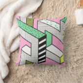 抽象芸術メンフィス: 80年代の幾何形状。 クッション (ブランケット)