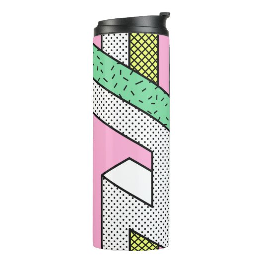 抽象芸術メンフィス: 80年代の幾何形状。 タンブラー (回転左)