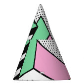 抽象芸術メンフィス: 80年代の幾何形状。 パーティーハット (右)