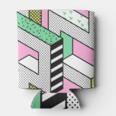 抽象芸術メンフィス： 80年代の幾何形状。 缶クーラー (裏面)