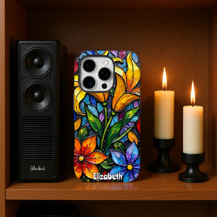抽象芸術モザイクのアートワーク iPhone 16 PROケース