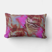 抽象芸術モザイクの素朴なスケッチの錆びからピンク アウトドアクッション (正面)