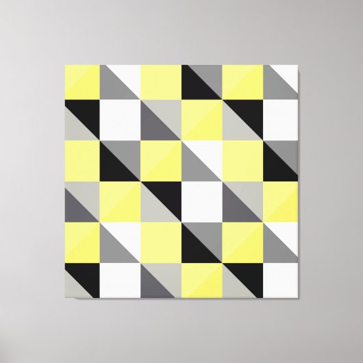 抽象芸術モザイクキャンバス印刷 キャンバスプリント (正面)