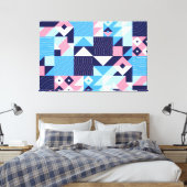 抽象芸術モザイクキャンバス印刷 キャンバスプリント (インサイチュ (寝室))