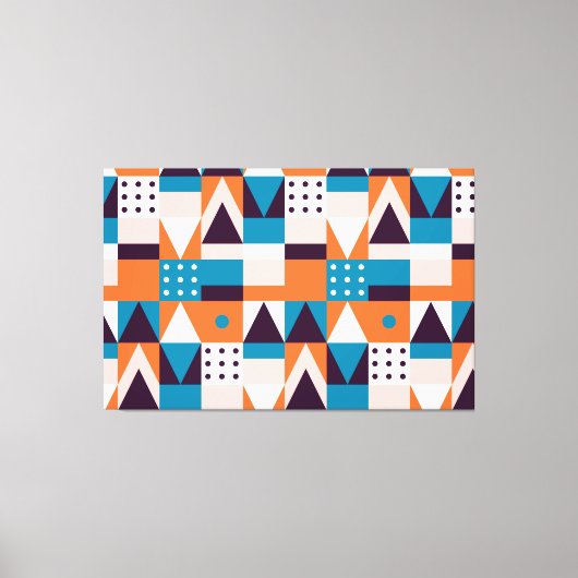 抽象芸術モザイクキャンバス印刷 キャンバスプリント (正面)