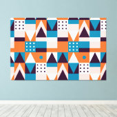 抽象芸術モザイクキャンバス印刷 キャンバスプリント (インサイチュ (ウッドフロア))