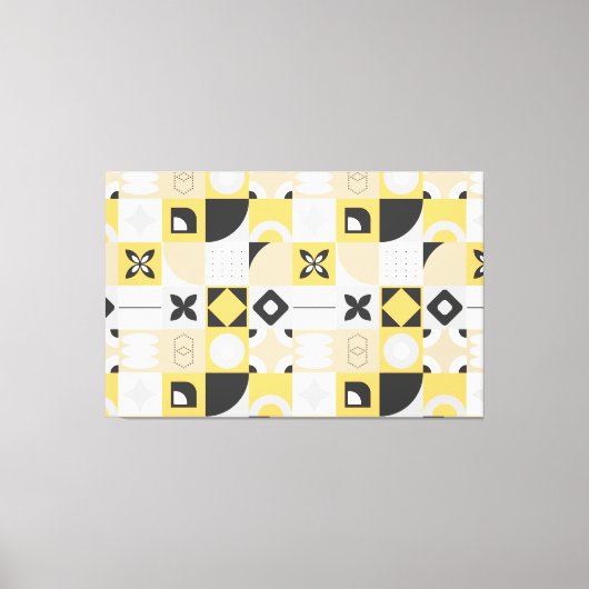 抽象芸術モザイクキャンバス印刷 キャンバスプリント (正面)