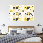 抽象芸術モザイクキャンバス印刷 キャンバスプリント (インサイチュ (寝室))