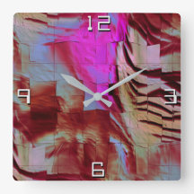 抽象芸術モザイクスケッチのロッキーピンクと錆び