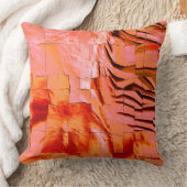 抽象芸術モザイクスケッチ軽く彫刻され、サテン クッション (ブランケット)