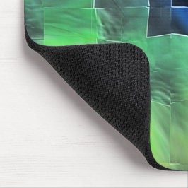 抽象芸術モザイクスケッチ軽く彫刻され、サテン マウスパッド