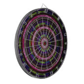 抽象芸術モザイクステンドグラス ダーツボード (正面左)