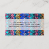 抽象芸術モザイクパカスタムターンモノグラム#3 名刺 (裏面)