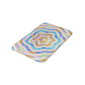 抽象芸術モザイクパターン バスマット (アングル)