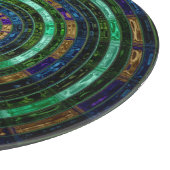 抽象芸術モザイクパターン#11円枕 カッティングボード (角)