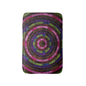 抽象芸術モザイクパターン#3 バスマット (正面縦)