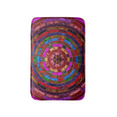 抽象芸術モザイクパターン#4 バスマット (正面縦)