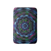 抽象芸術モザイクパターン#5 バスマット (正面縦)