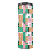 抽象芸術モザイク熱タンブラー タンブラー (裏面)