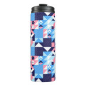 抽象芸術モザイク熱タンブラー タンブラー (正面)