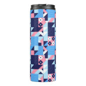 抽象芸術モザイク熱タンブラー タンブラー (裏面)