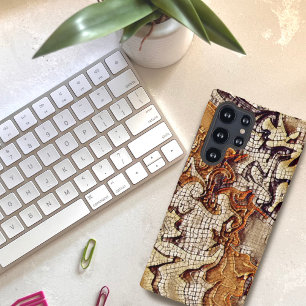 抽象芸術モザイク男らしインスピレーションSamsungケース Samsung Galaxy S22 Ultraケース