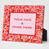 抽象芸術モザイク フォトプラーク (側面)