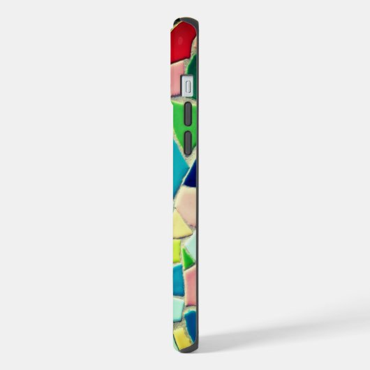 抽象芸術モザイク iPhoneケース (左側面)