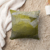 抽象芸術モスグリーンアーステクスチャ装飾用クッション クッション (ブランケット)