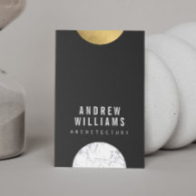 抽象芸術モダニスト大理石、金ゴールド、Dk Gray Designer