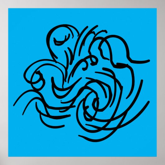 抽象芸術モダニズム幾何学芸術 ポスター (正面)