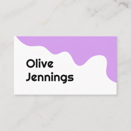 抽象芸術モダンおもしろい名刺 名刺