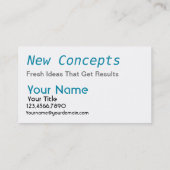 抽象芸術モダンとプロフェッショナル 名刺 (裏面)