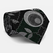 抽象芸術モダンの実葉果幾何学ブラ ネクタイ (ロール)