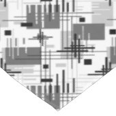 抽象芸術モダンの線ストライプの付きrec テーブルクロス (アングル)