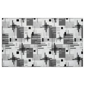 抽象芸術モダンの線ストライプの付きrec ファブリック (ファットクウォーター)