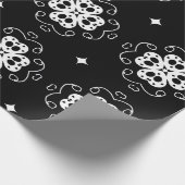 抽象芸術モダンの花の包装紙 ラッピングペーパー (角)