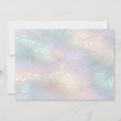 抽象芸術モダンの虹色の日付を保存 セーブザデート (裏面)