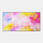 抽象芸術モダンひまわり水彩色 デスクマット (正面)