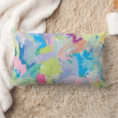 抽象芸術モダンアスタイリッシュート枕 ランバークッション (ブランケット)