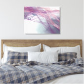 抽象芸術モダンアルコールインクバラ金ゴールド調和 キャンバスプリント (インサイチュ (寝室))