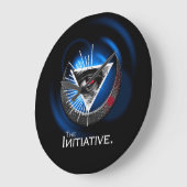 抽象芸術モダンアートウォールクロック ラージ壁時計 (傾斜)