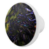 抽象芸術モダンアートカラー芸術的スプラッシュ セラミックノブ (右)