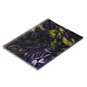 抽象芸術モダンアートカラー芸術的スプラッシュ ノートブック (左側)