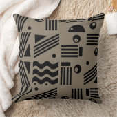 抽象芸術モダンアートジオメトリシェイプパターン クッション (ブランケット)