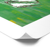 抽象芸術モダンアートジオメトリックカップルトレンディーデコール ポスター (角)