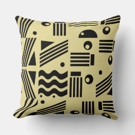 抽象芸術モダンアートジオメトリパターン クッション