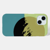 抽象芸術モダンアートダークサークル Case-Mate iPhoneケース (裏面 (横))