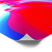 抽象芸術モダンアートパノラマポスター ポスター (角)